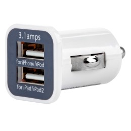 CL charger 2xUSB white
