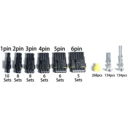 A set of waterproof connectors for the car, a total of 622 pcs