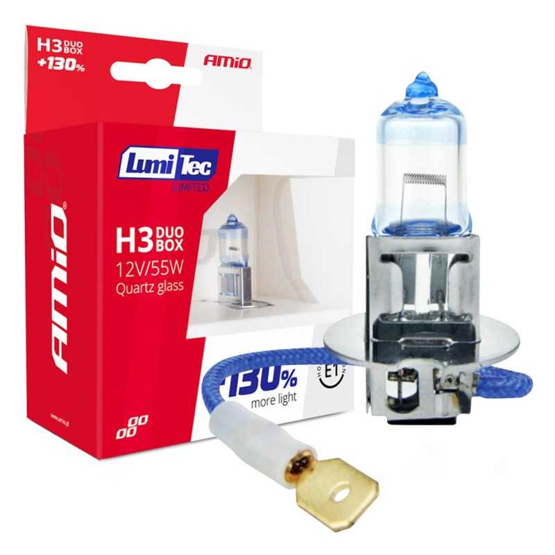 box LumiTec LIMITED H3 12V 55W PK22 +130% 2 pcs