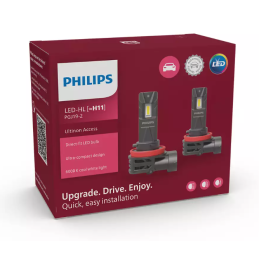 LED H11 12V 20W PGJ19-2 PHILIPS Ultinon Access 2500 2pcs