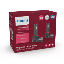 LED HB3/4 12V 20W P20d/P22d PHILIPS Ultinon Access 2pcs