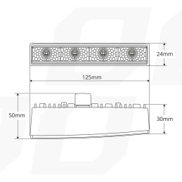 Daytime running lights DRL 540 PRO