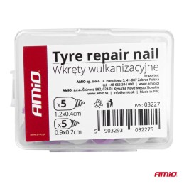 Vulcanizing screws, tire repair kit 10k