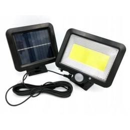 Solar wall lamp and motion and twilight sensor