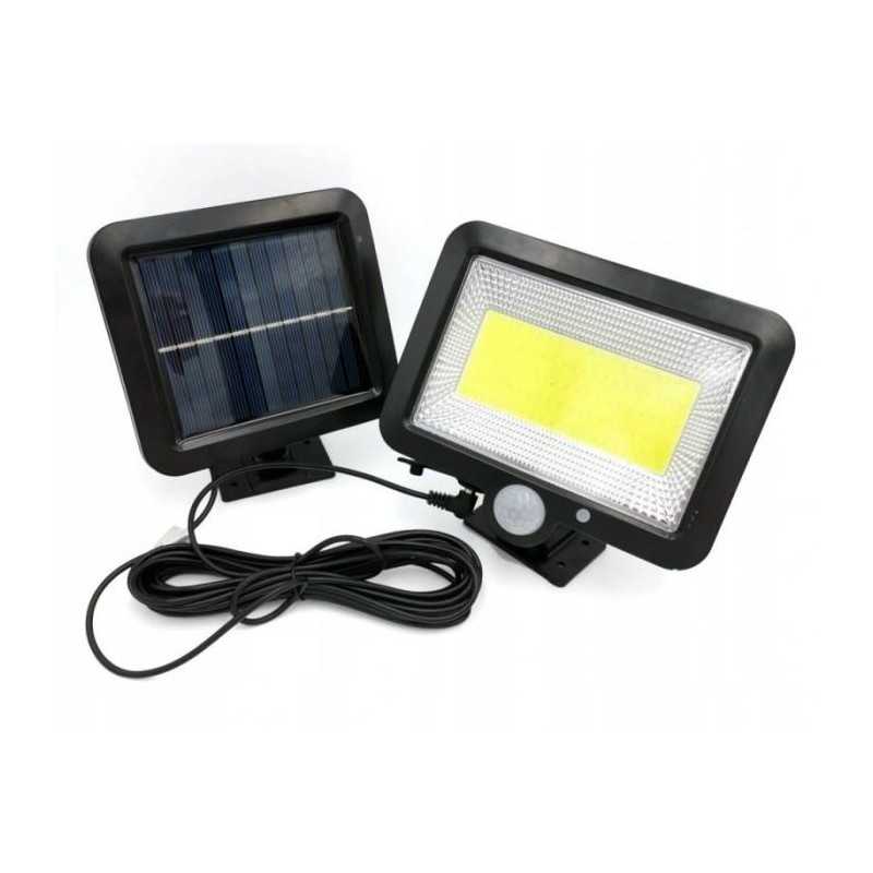 Solar wall lamp and motion and twilight sensor