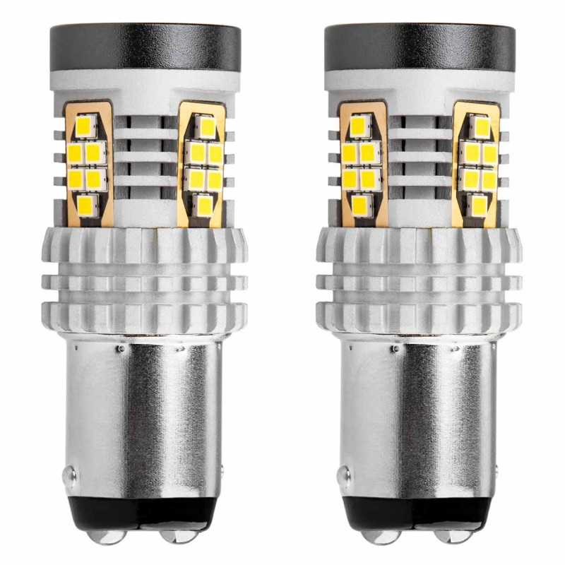 2pcs LED 12V/24V 21/5W BAY15D clear CANBUS 2pcs LED 12V/24V 21/5W BAY15D clear CANBUS