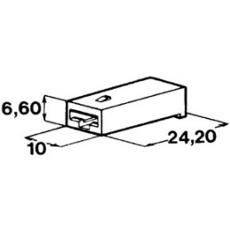 insulating cap sleeves 6.3 mm