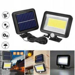 Solar wall lamp and motion and twilight sensor