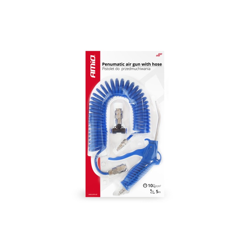Pneumatic hose with gun and ends 10ATM Pneumatic hose with gun and ends 10ATM