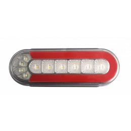 Combined LED rear light 12/24V 165x58mm