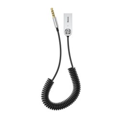 USB, AUX audio adapter Bluetooth 5.0 BASEUS black
