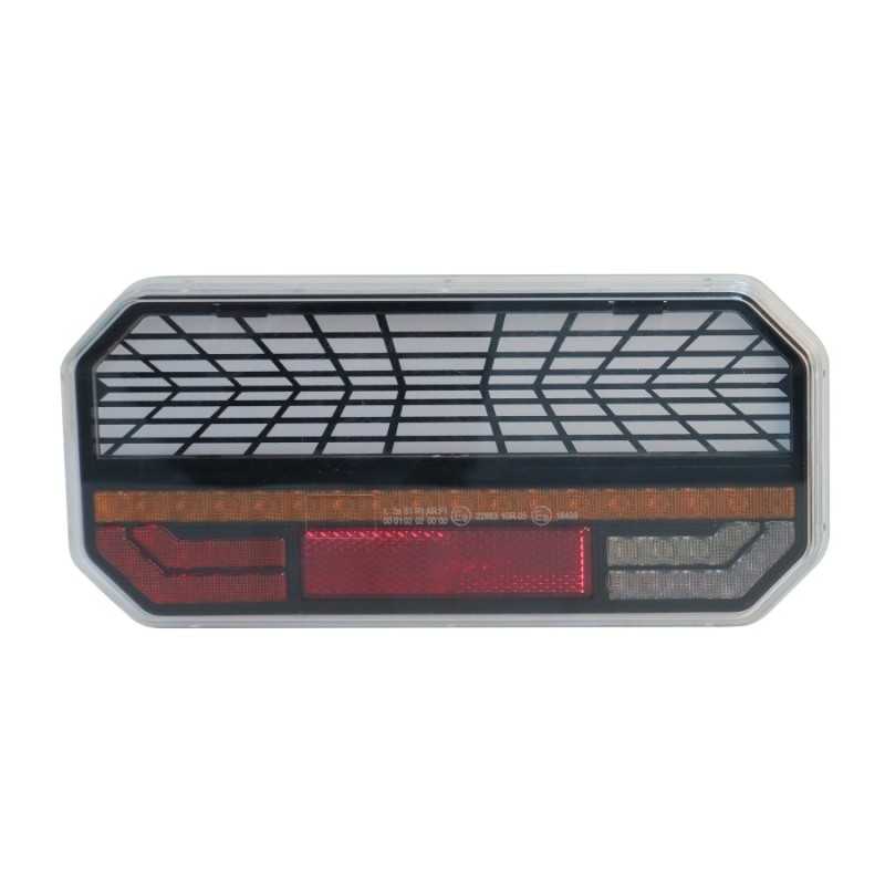 Rear light combined LED left 12/24V neon