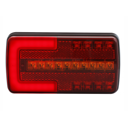 Rear light combined LED L/P 12/24V neon