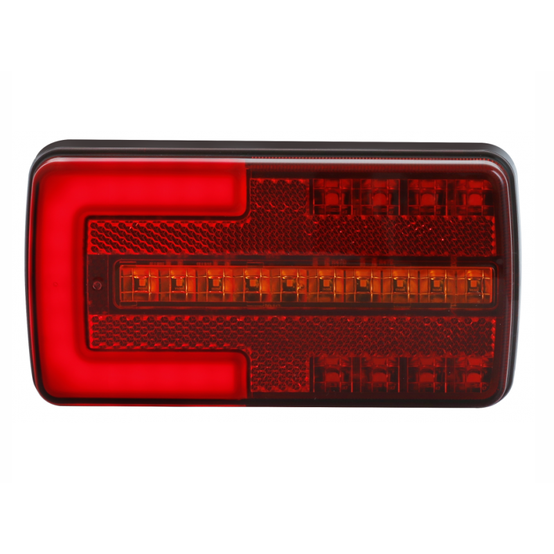 Rear light combined LED L/P 12/24V neon