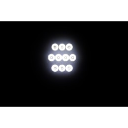Spotlight LED working square + positional 12-24V 10x LED