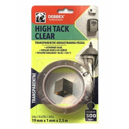 Double-sided tape HIGH TACK CLEAR