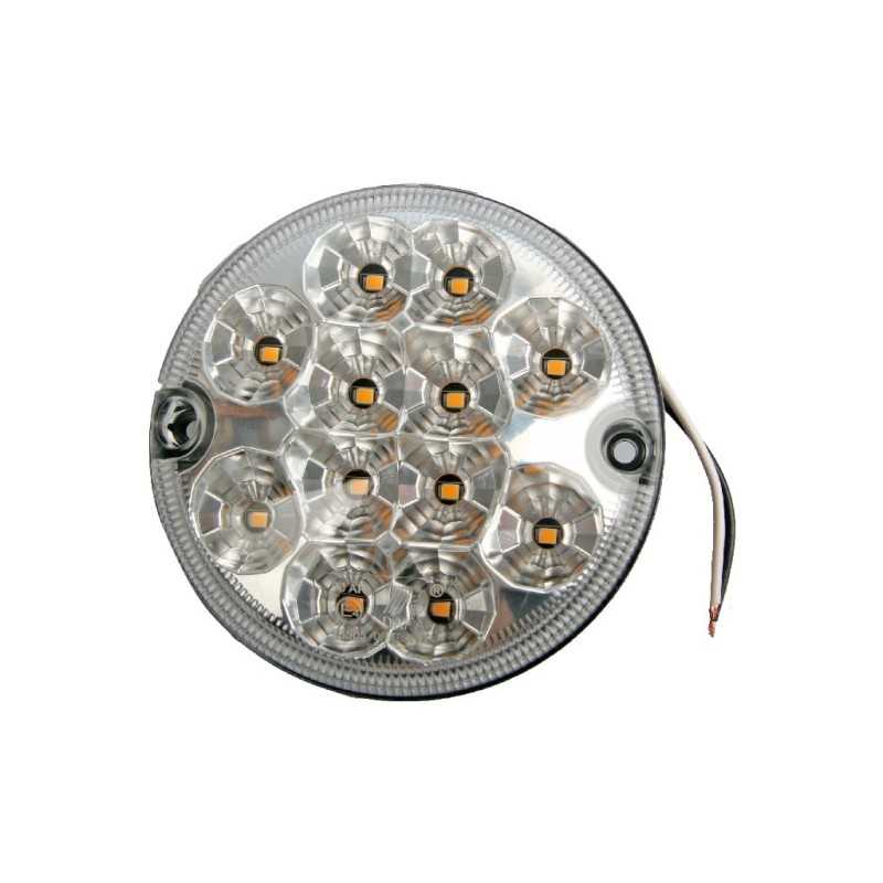 Reversing light rear round, 95 mm, 12/24V white