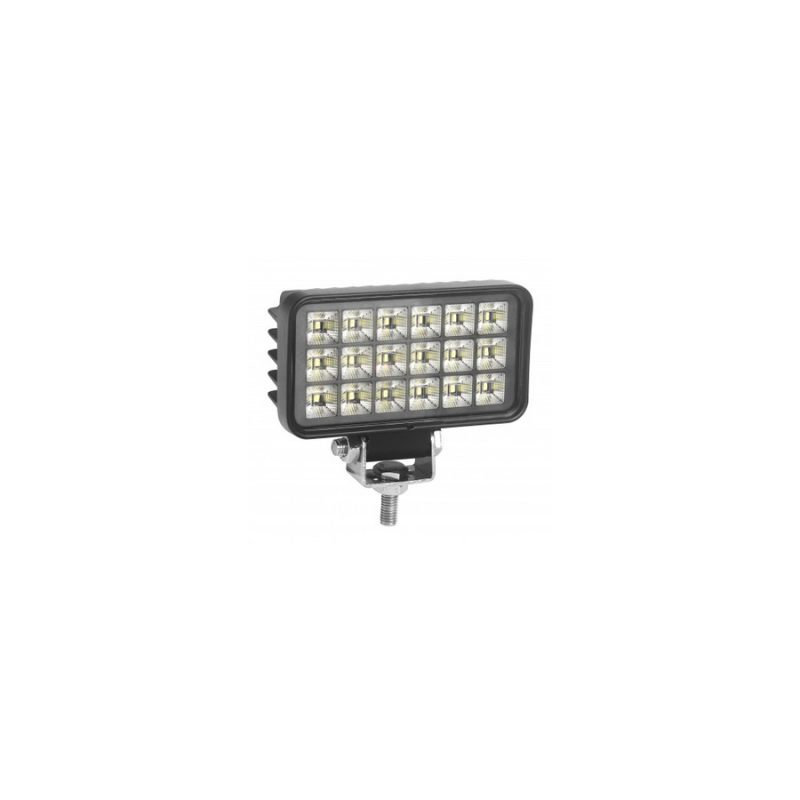 LED rectangular working spotlight 12-24V 18x LED