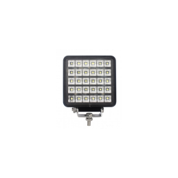 Square LED working spotlight 12-24V 30x LED with switch