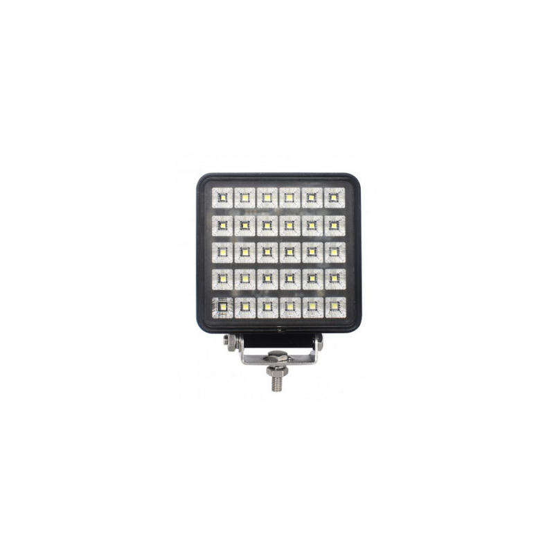 Square LED working spotlight 12-24V 30x LED with switch