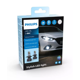 2pcs LED H4 Ultinon Pro3022 PHILIPS