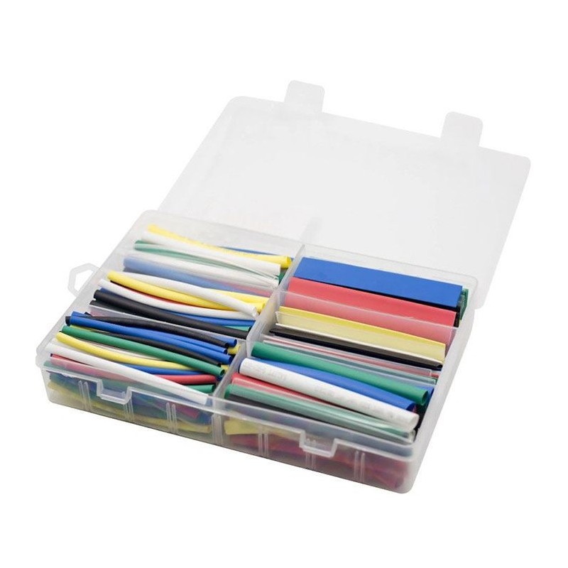 Color shrink tubes 3-10mm, set of 168 pcs