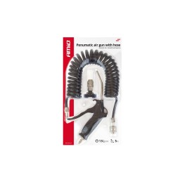 Pneumatic hose with gun and ends 13ATM