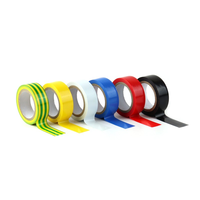 Set of colored insulating tapes - 6 pcs Set of colored insulating tapes - 6 pcs