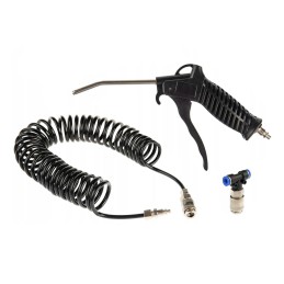 Pneumatic hose with gun and ends 13ATM
