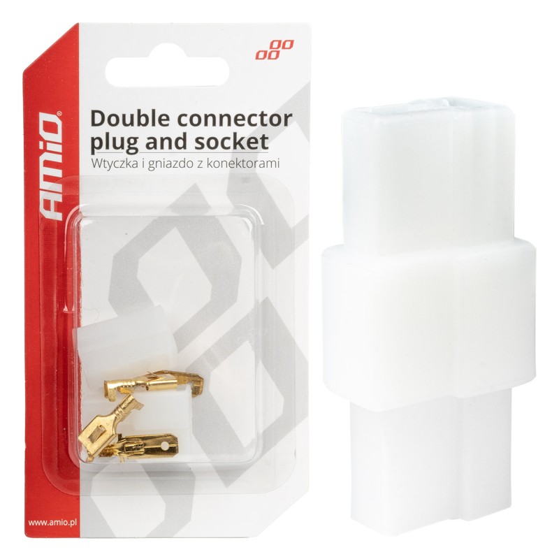 Set of covers and connectors 2xfemale + 2xpin