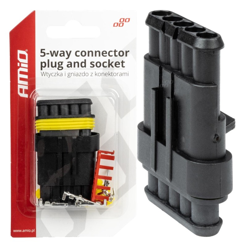 5P Waterproof Connector Set