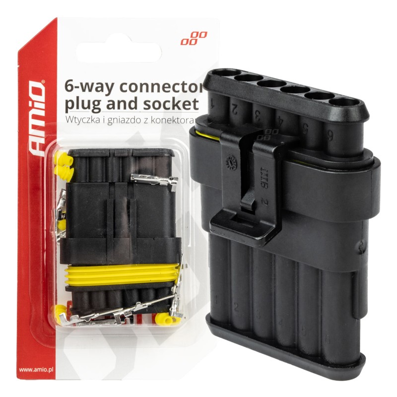 6P Waterproof Connector Set