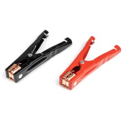 Battery pliers 600A red + black (pair)