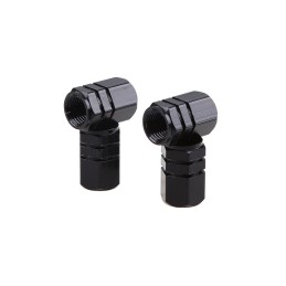 Aluminum caps black 4 pcs