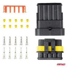 5P Waterproof Connector Set