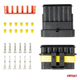 6P Waterproof Connector Set