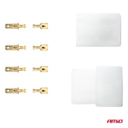 Set of covers and connectors 4xfemale + 4xpin