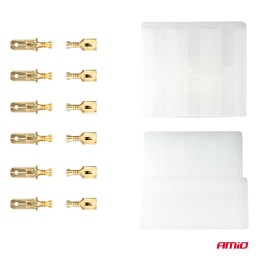 Set of covers and connectors 6xfemale + 6xpin
