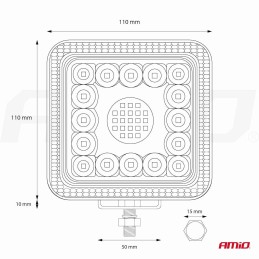 LED work light 77LED 9-36V