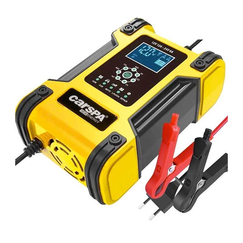 Charger with automatic CARSPA 12V-12A/24V-6A Charger with automatic CARSPA 12V-12A/24V-6A