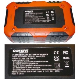 Charger with automatic CARSPA 12V-10A/24V-5A