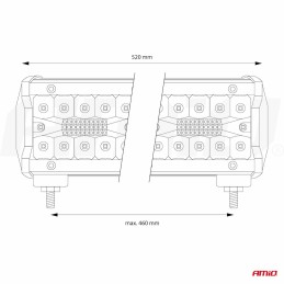 Headlight LED working 140LED COMBO 9-36V