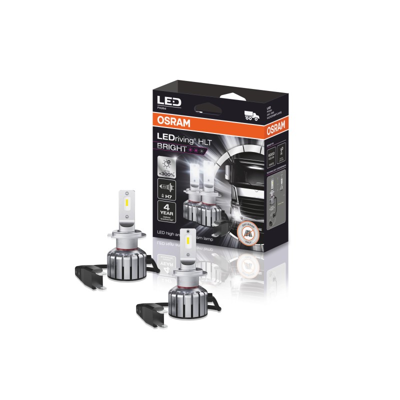 LED H7 24V OSRAM LEDriving® HLT BRIGHT 2 pcs LED H7 24V OSRAM LEDriving® HLT BRIGHT 2 pcs