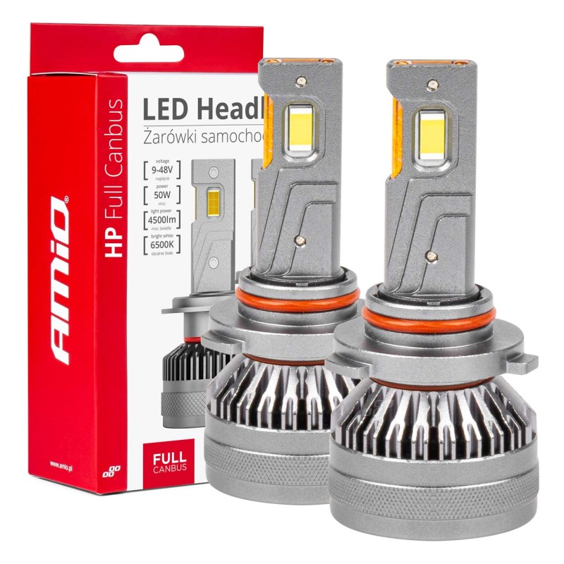 LED bulbs HB3 CANBUS 2pcs 12V-24V UNPACKED