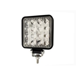 Spotlight LED working square 10-30V thin, point