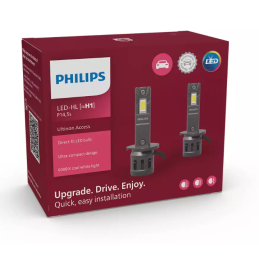 LED H1 12V 13W P14.5s PHILIPS Ultinon Access 2500 unpacked