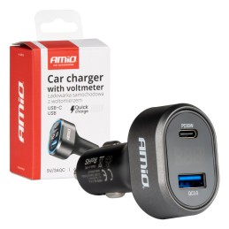 Fast charger with voltmeter...