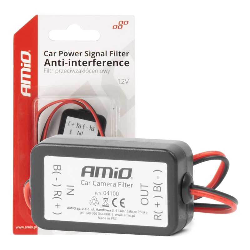 Anti-interference filter for the car 12V