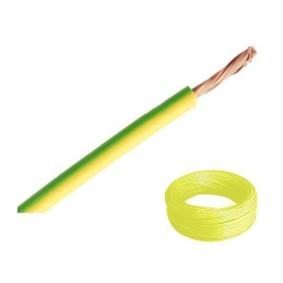 CYA wire 1 green-yellow/100m
