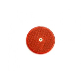 red reflector with a hole...